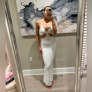 Alice and Olivia White cut out dress- new with tags